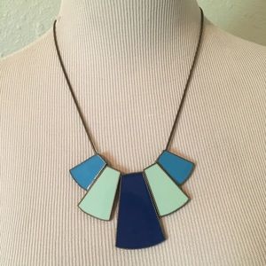 Shades of Blue Statement Necklace